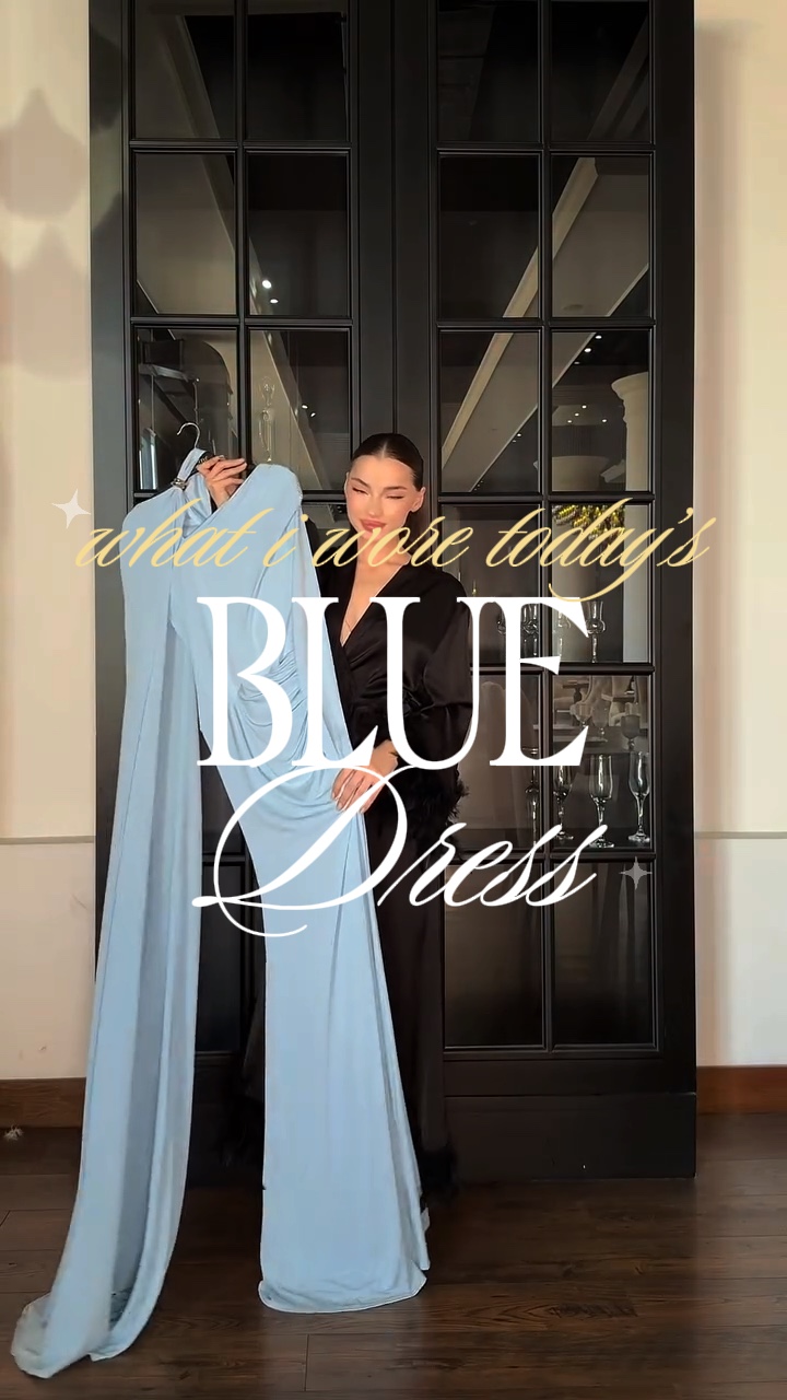 Blue dress