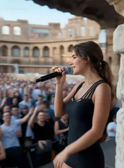 Singing on Stage