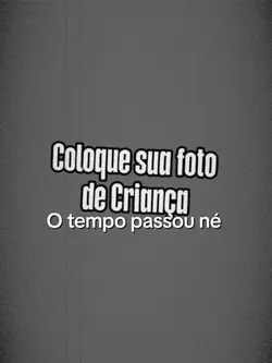 O tempo passou