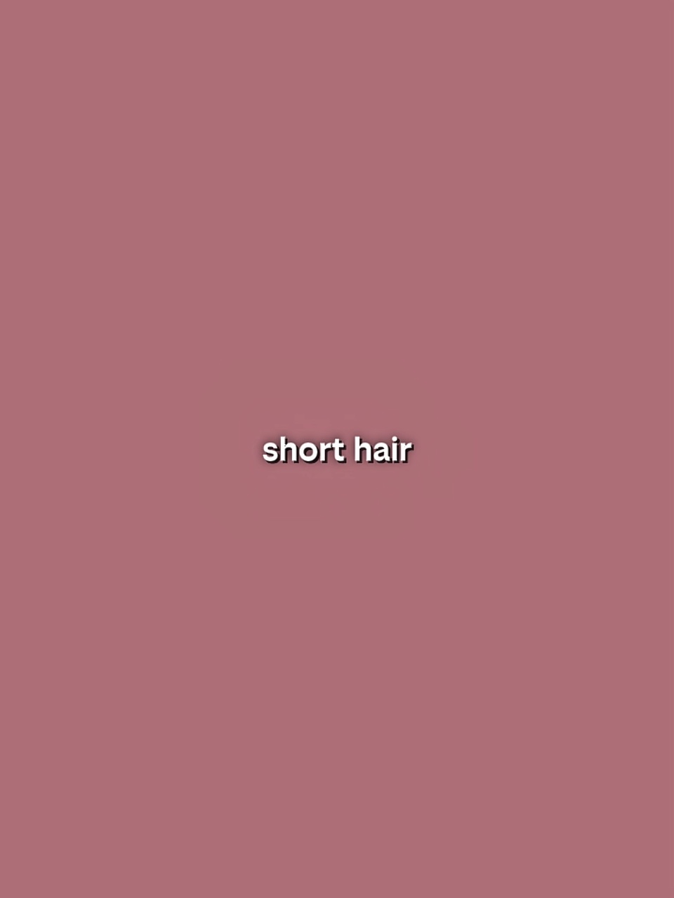cheveux courts et longs