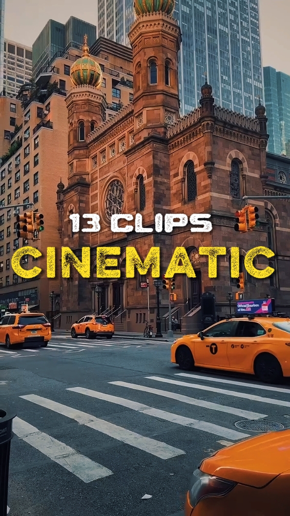 13 clips cinematic 