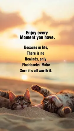Enjoy every moment 