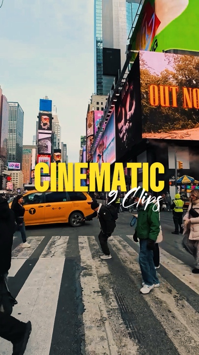 9 clips cinematic 