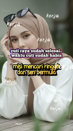 cuti dah habis