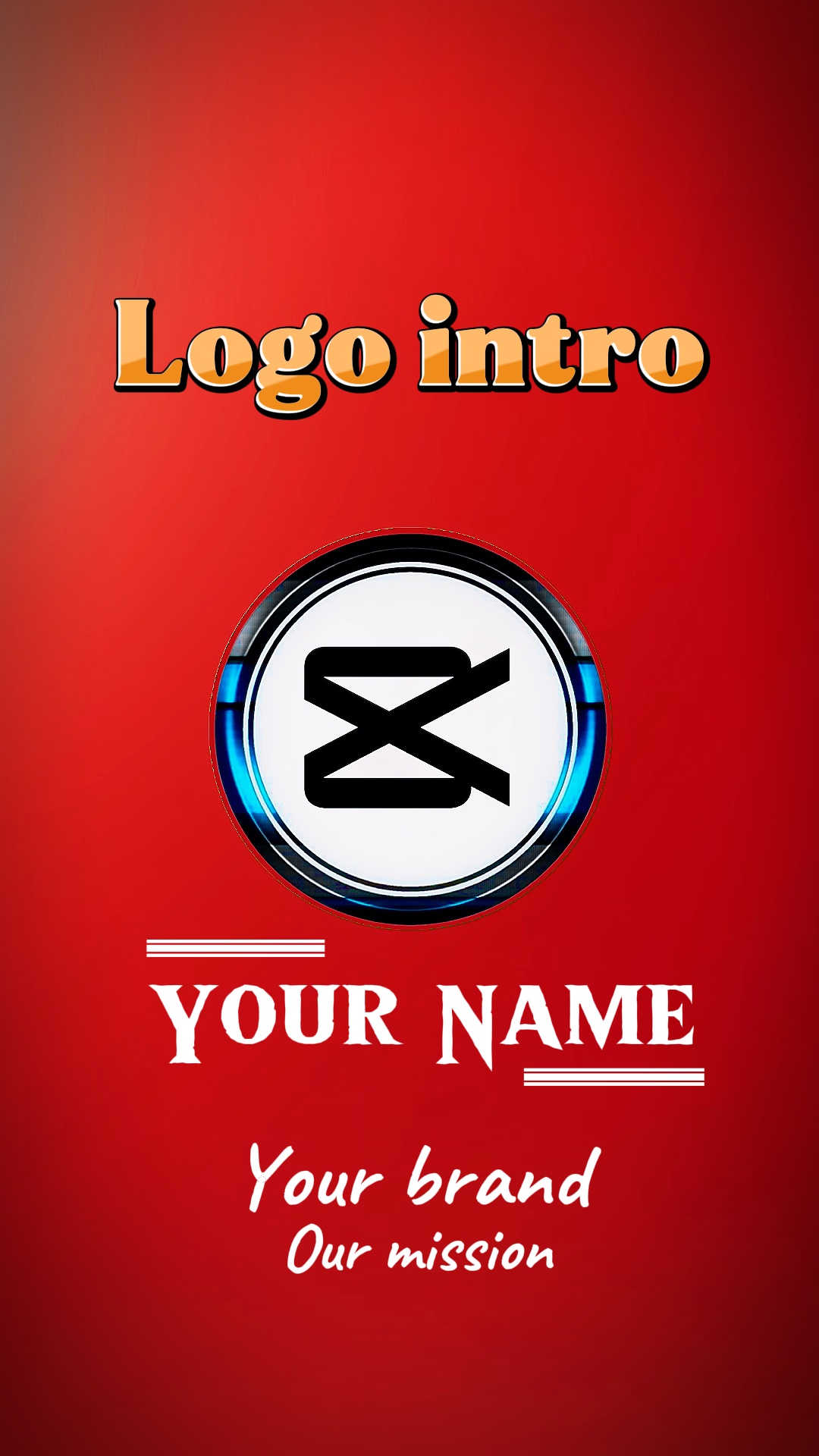 Logo intro template 