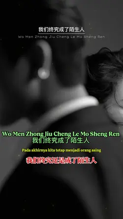 我们终究成了陌生人