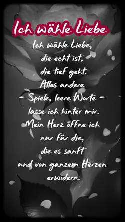 Ich wähle Liebe