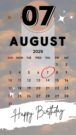 hbd 07 august 2025