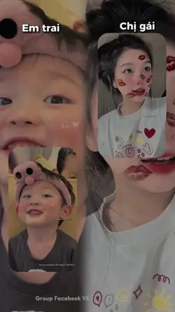 Chị gái em trai 