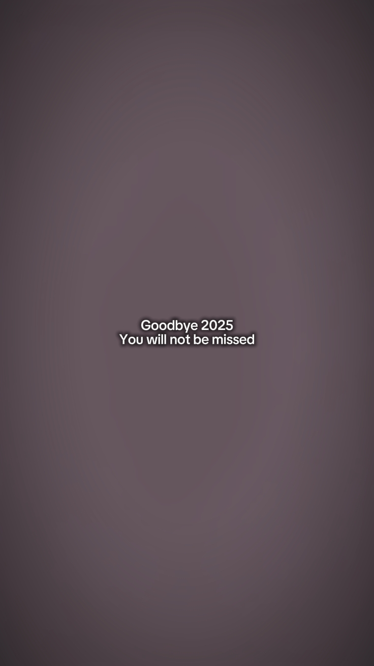 Goodbye 2025