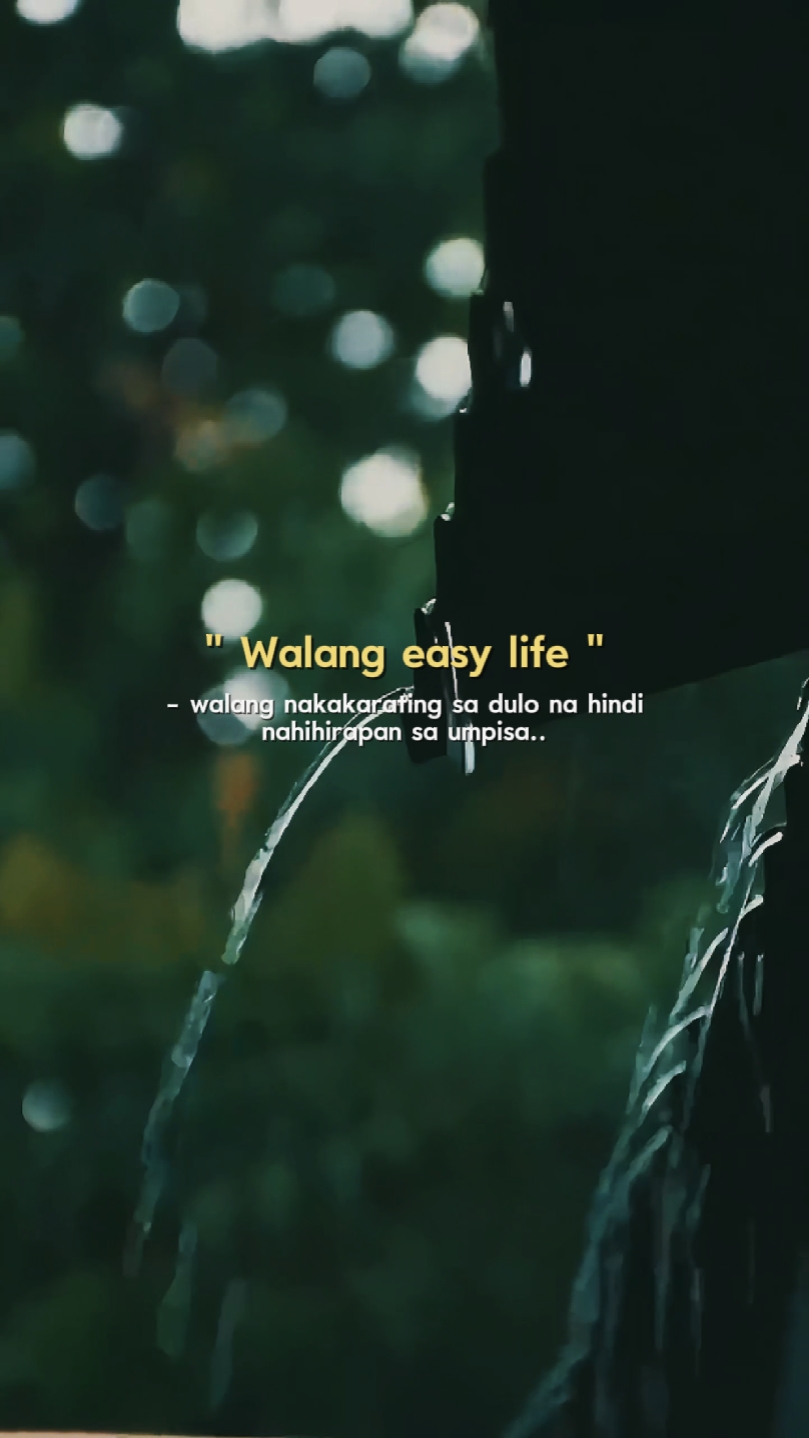 Walang vida fácil...