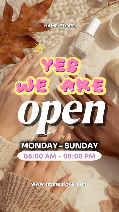 WE ARE OPEN