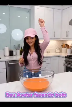 Avatar fazendo bolo