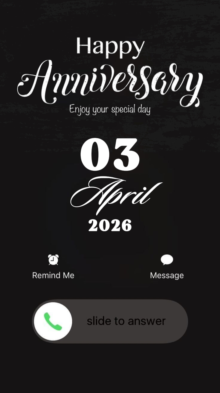 03 de abril Aniversario