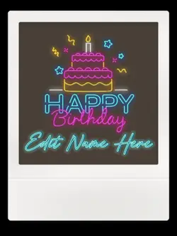 Happy birthday *name