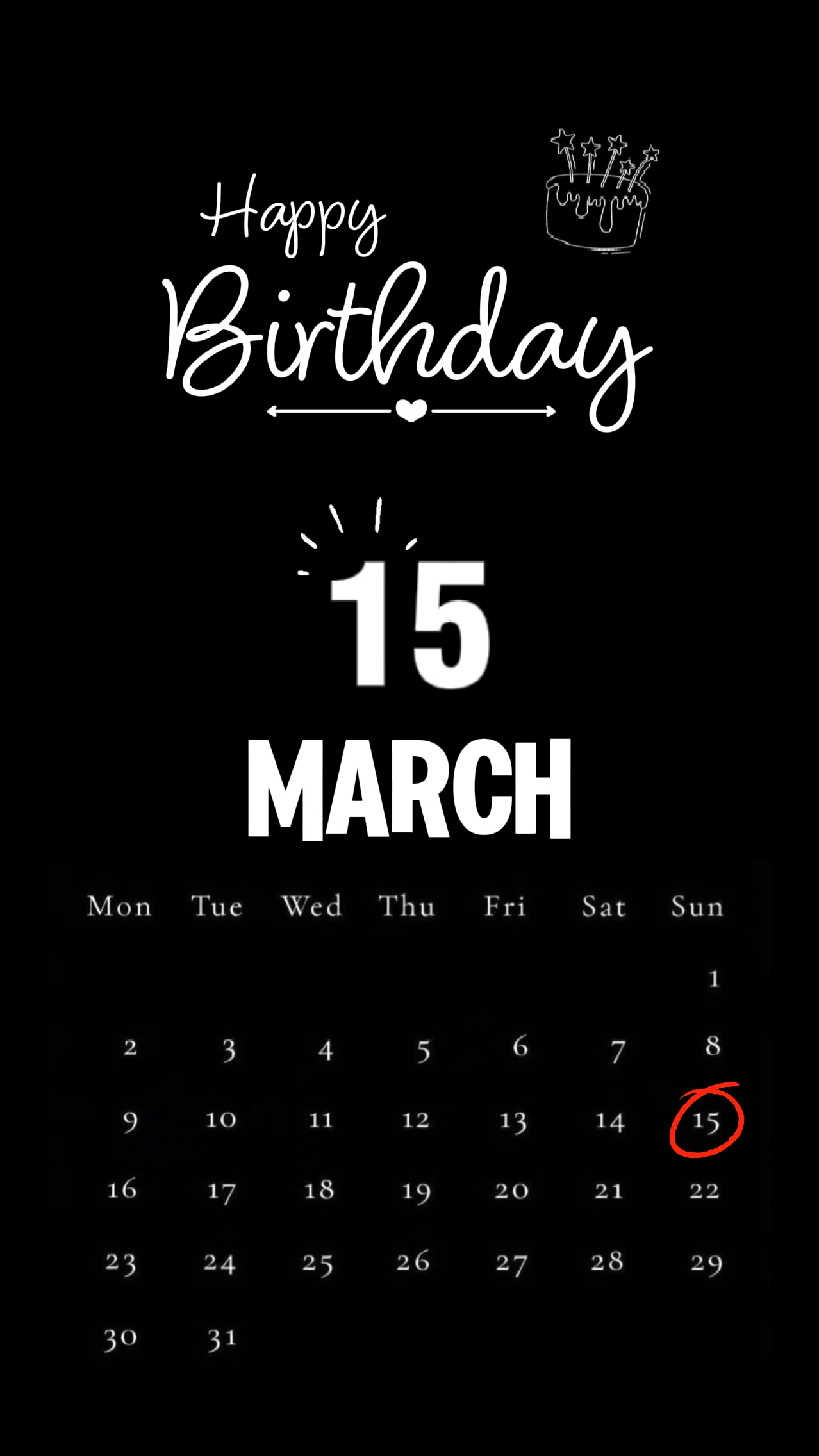 ULANG TAHUN 15 MARET