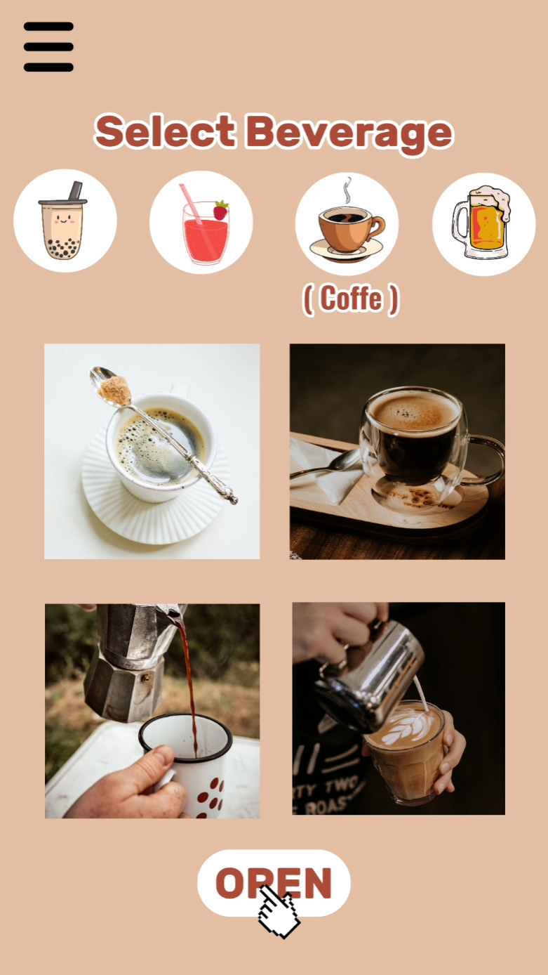 Bebida Pantalla De Productos Ligero Fácil De Abrir Estilo Tiktok