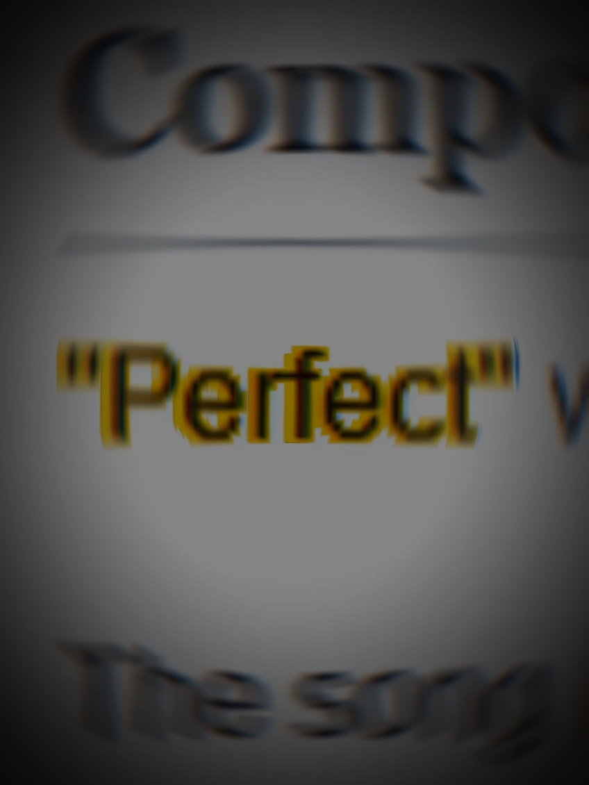 "PERFEITO" 

