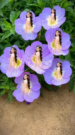 hoa nở rộ 