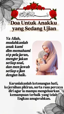 Doa untuk anak ujian