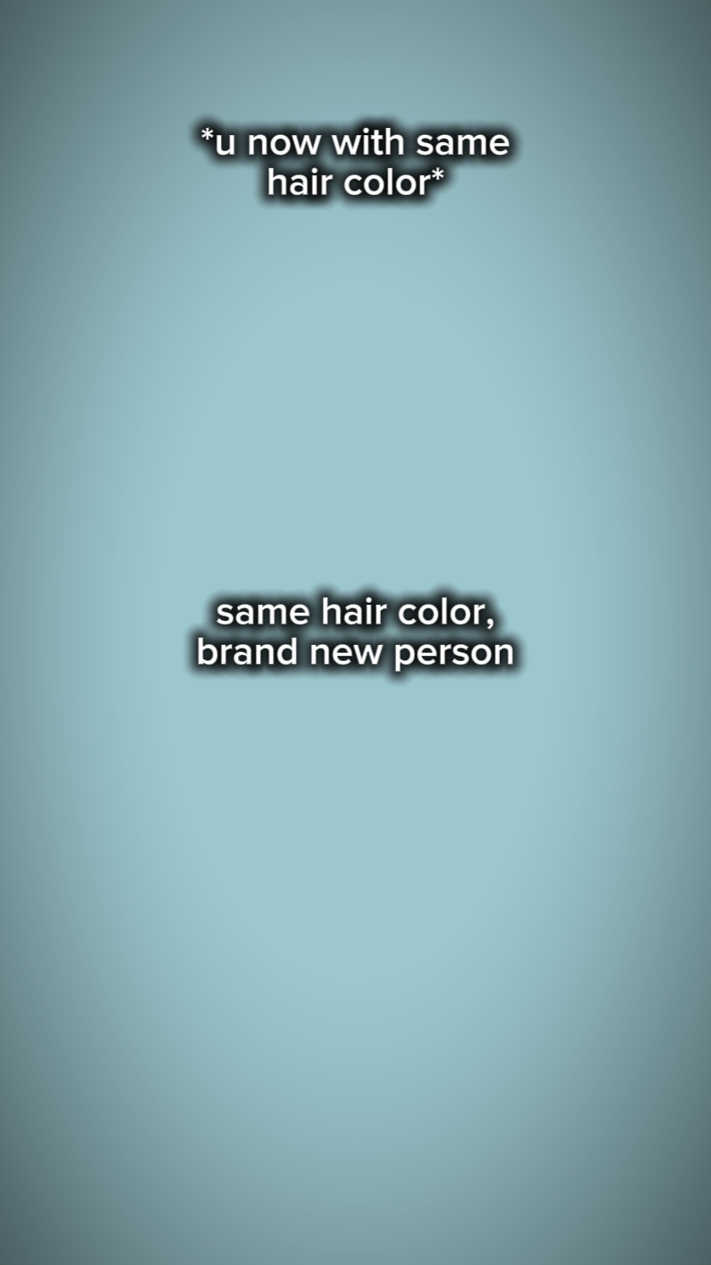 before hair color