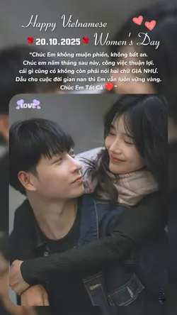 Mẫu Chúc 20/10/2025