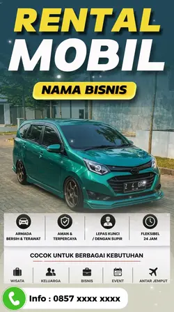 Rental mobil 3 clips