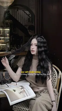 THIỆP HỒNG SAI TÊN