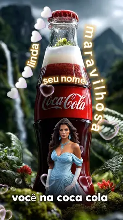 você na coca cola 