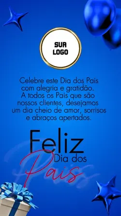 Feliz dia dos pais 