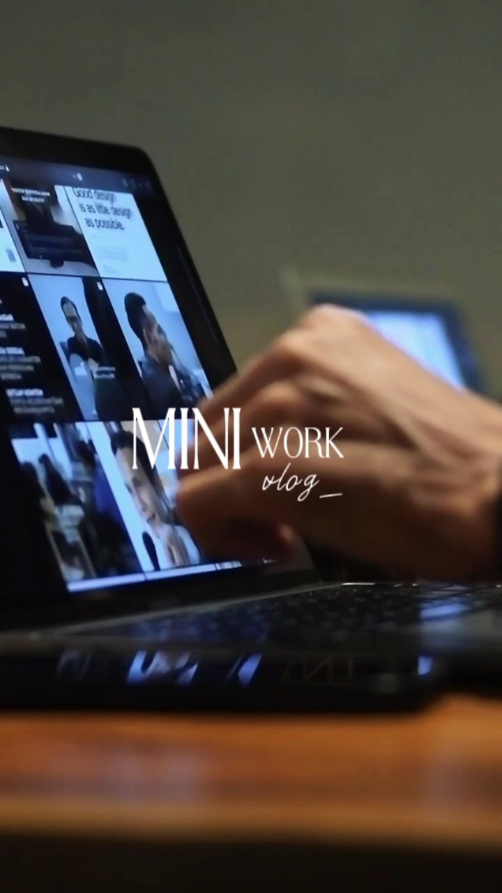 Mini vlog de trabajo