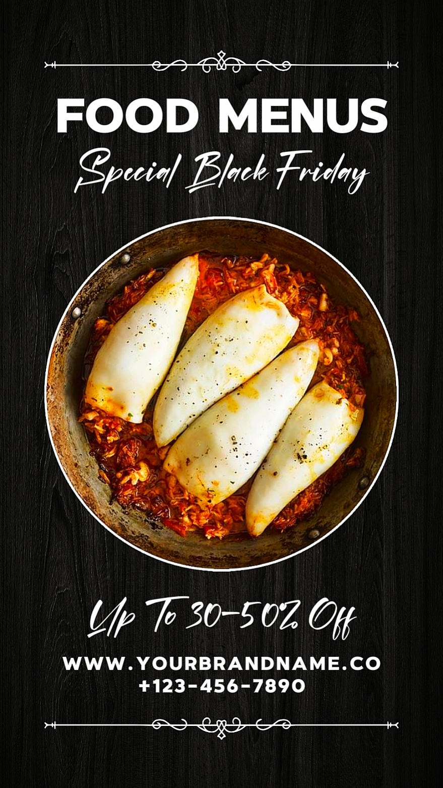 Menu Makanan Black frid