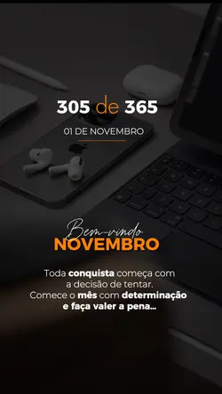 Bem-vindo Novembro