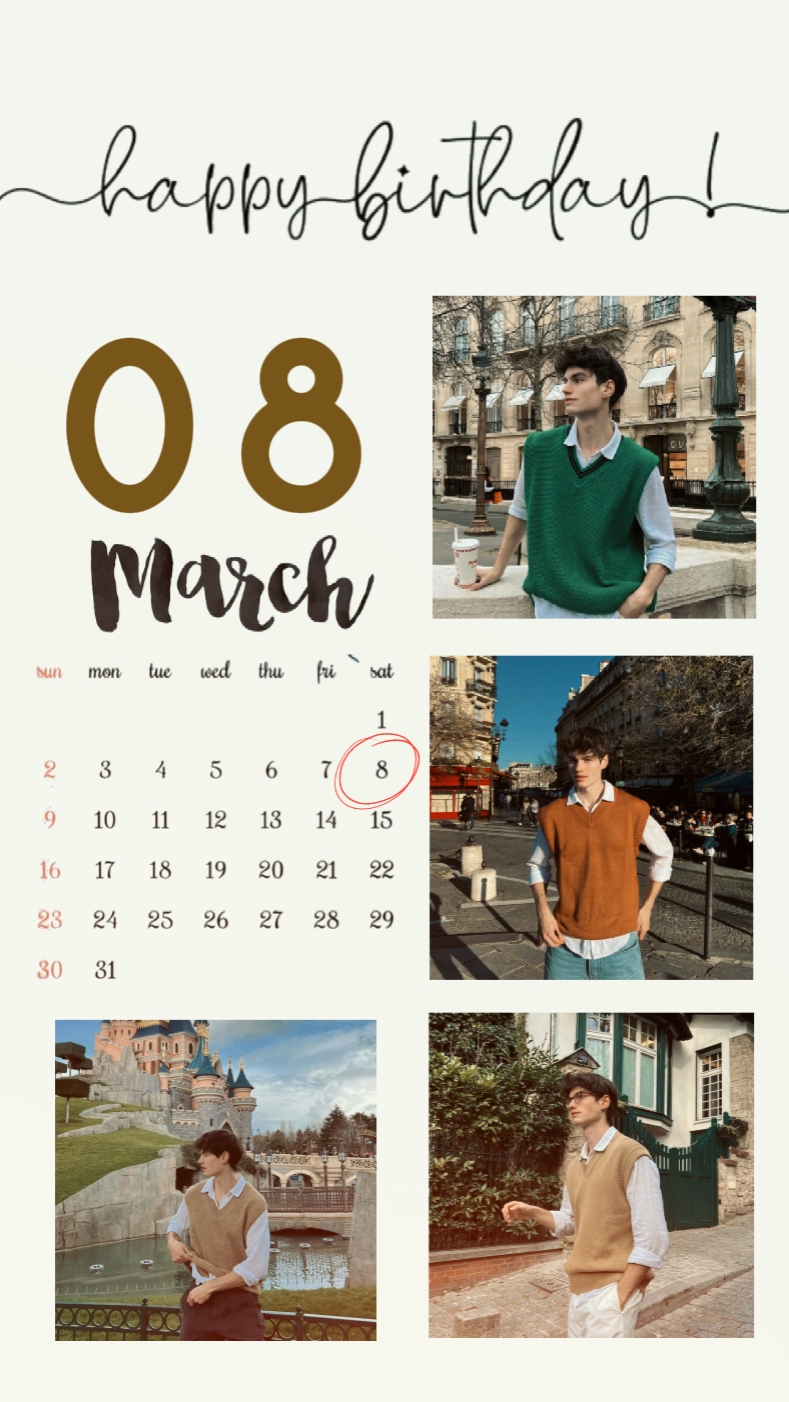 ANNIVERSAIRE 8 MARS
