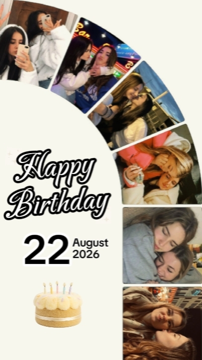 Birthday 22 August
