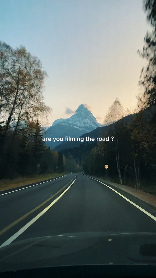 Filmando la carretera