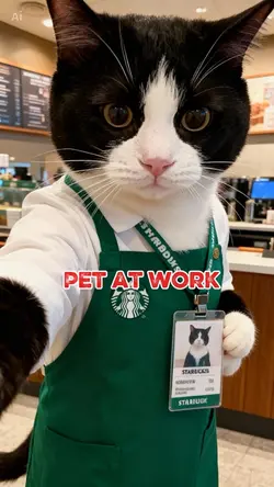 Pet at work