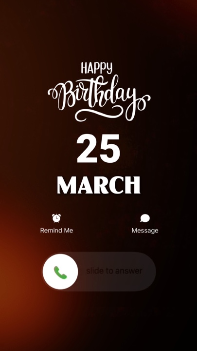 HBD 25 DE MARZO DE 2026
