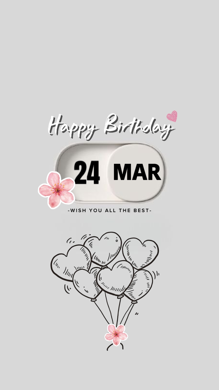 Selamat ulang tahun 24 MARET 2026