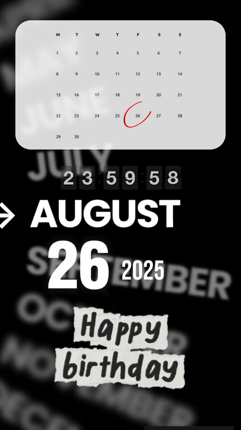 Ulang tahun 26 september