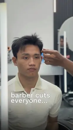 Barber haircut
