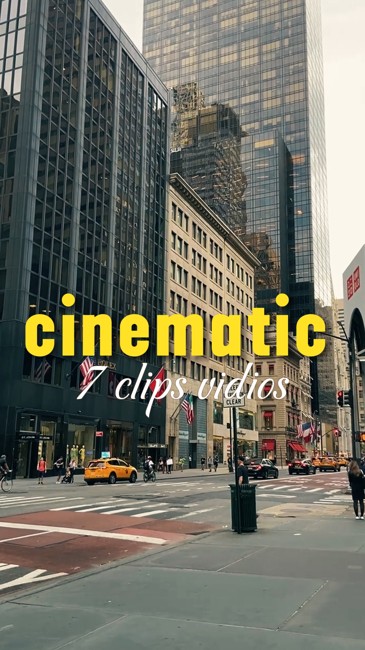 7 clips cinematic 