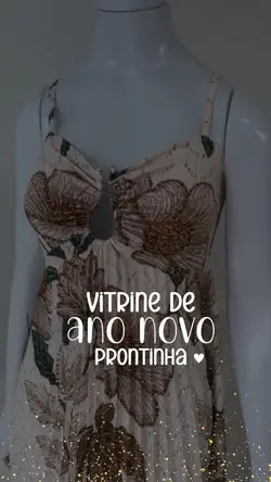 vitrine de ano novo