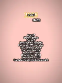 end of 2025 stats