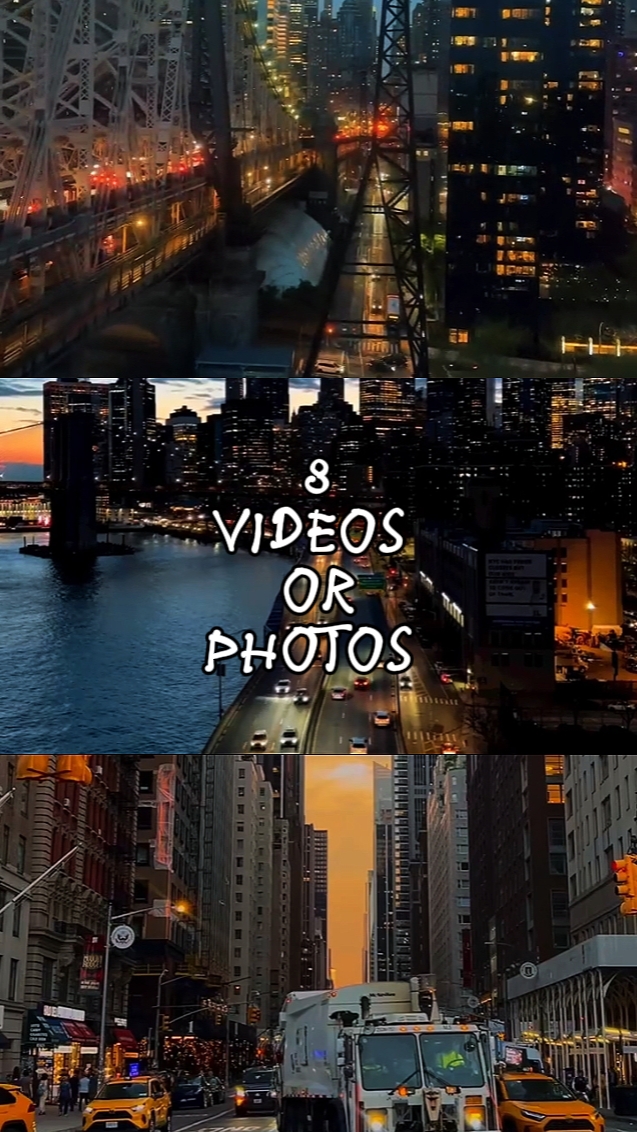 8 VIDÉOS OU PHOTOS 