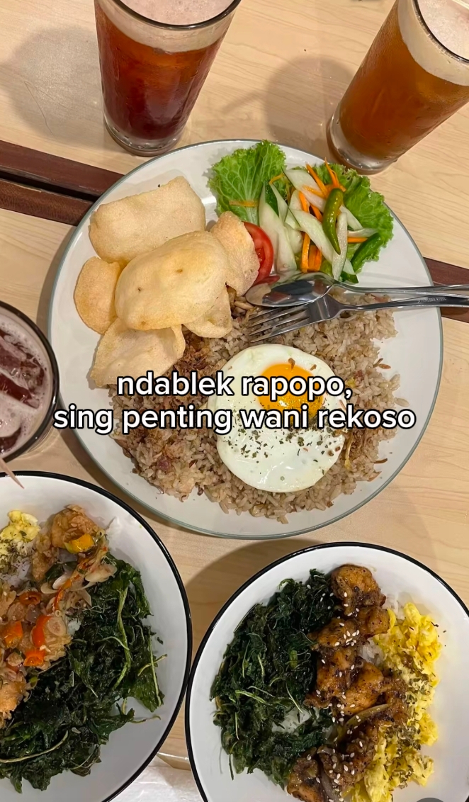 Ndablek gak popo