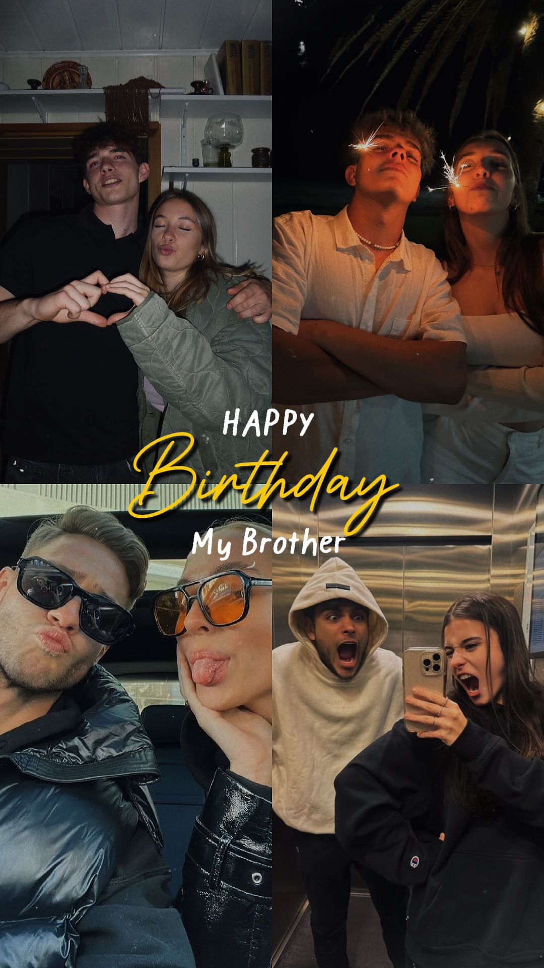 Aniversário meu irmão 