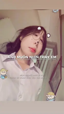 Anh muốn nhìn thấy e