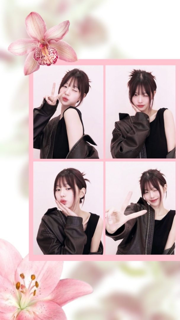 bunga pink lucu