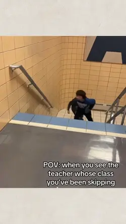 You see the teacher